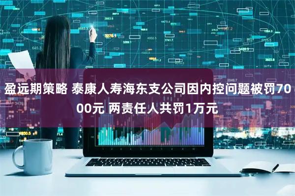 盈远期策略 泰康人寿海东支公司因内控问题被罚7000元 两责任人共罚1万元
