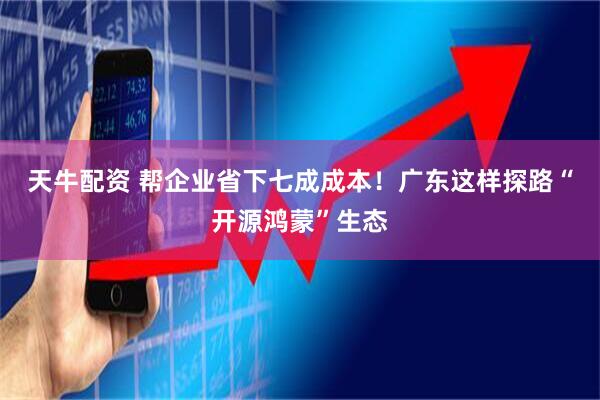 天牛配资 帮企业省下七成成本！广东这样探路“开源鸿蒙”生态