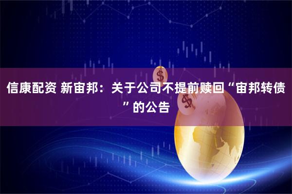 信康配资 新宙邦：关于公司不提前赎回“宙邦转债”的公告